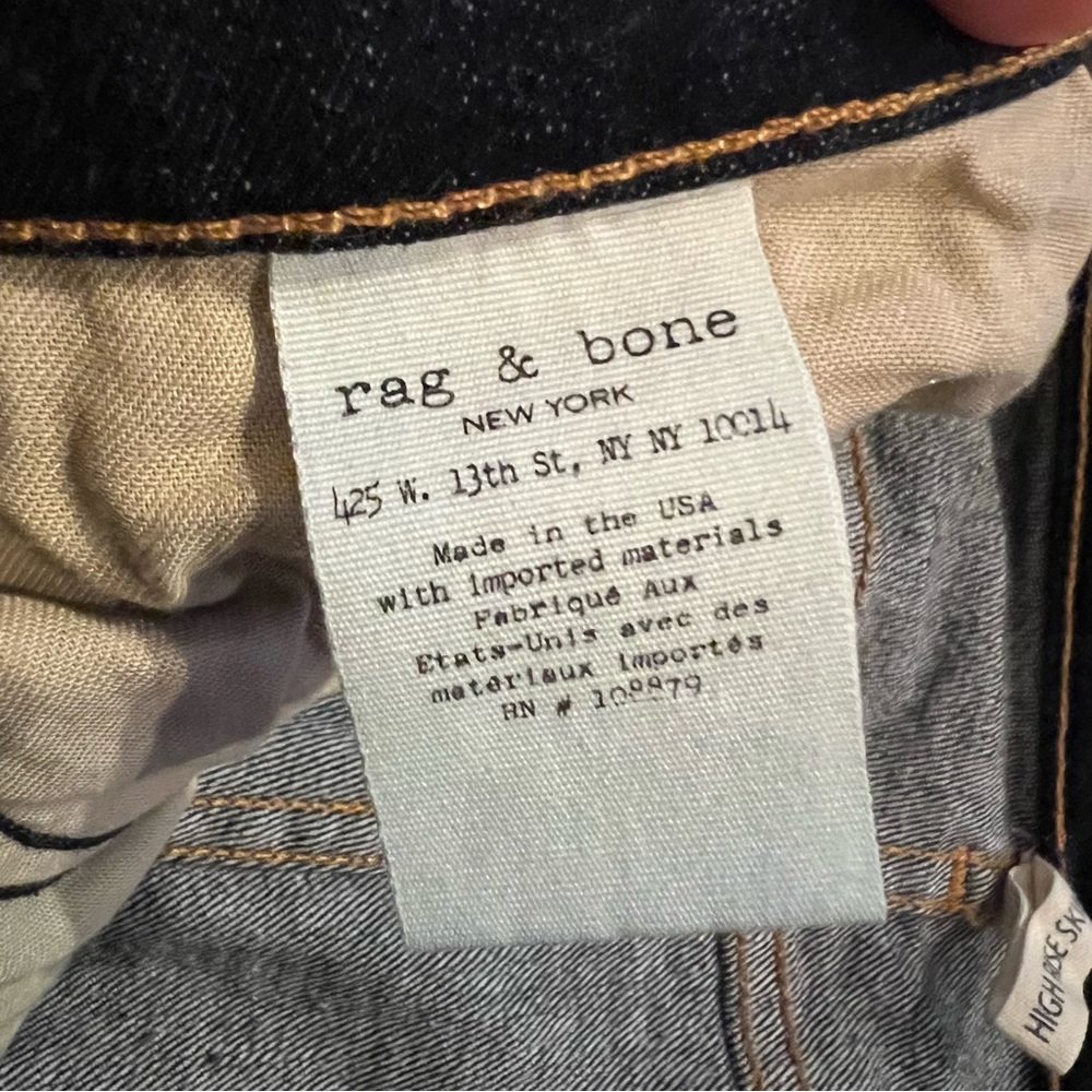 NWT Rag & Bone High Rise Skinny Jeans - Picture 12 of 16